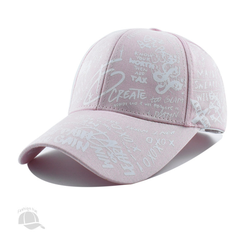 Wholesale Four Seasons Graffiti Printed Baseball Cap Sun Cap