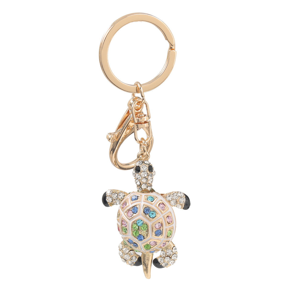 Wholesale Alloy Diamond Turtle Keychain