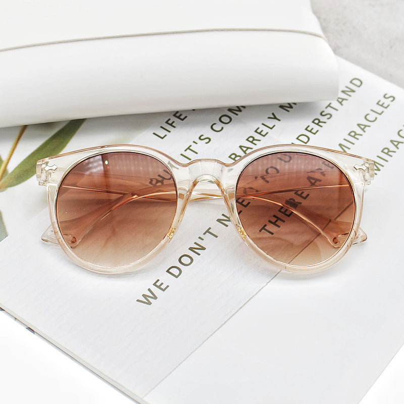 Venta al por mayor de gafas de sol redondas de marco pequeño para PC Vintage