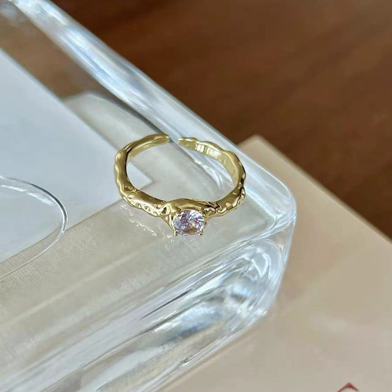 Wholesale Copper Enamel Zircon Ring