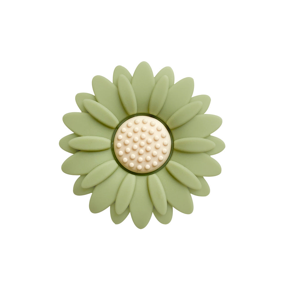 Wholesale 20mm 10PCS Daisy Flowers Food Grade Cartoon DIY Focal beads Silicone