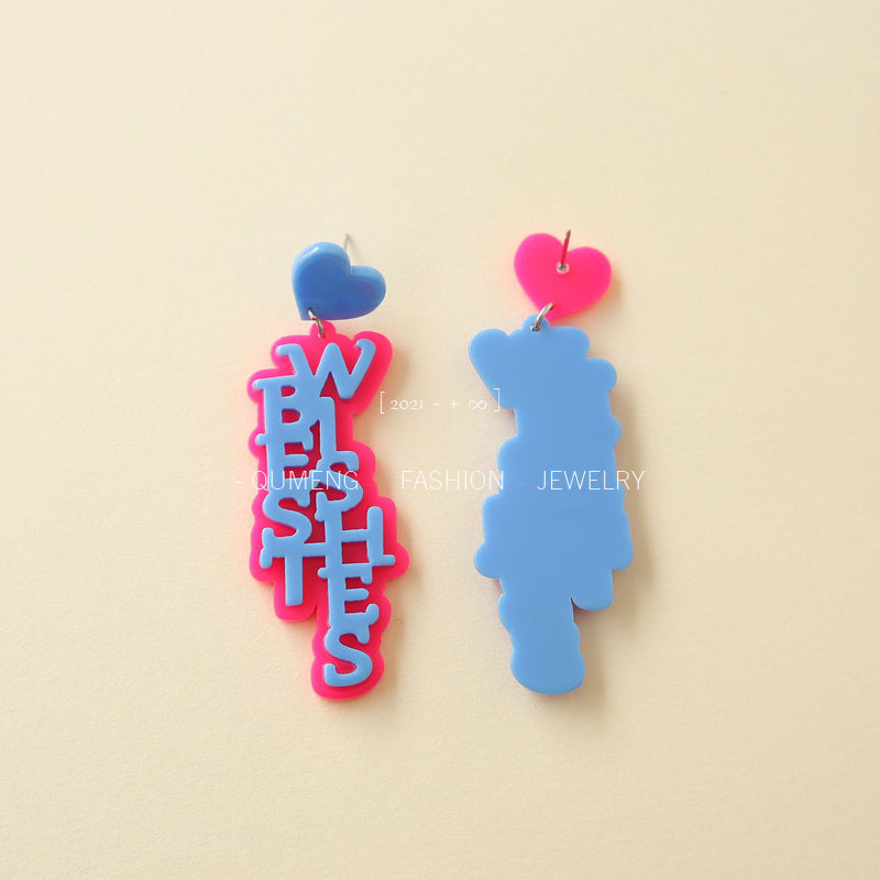 Wholesale Graduation Acrylic Earrings