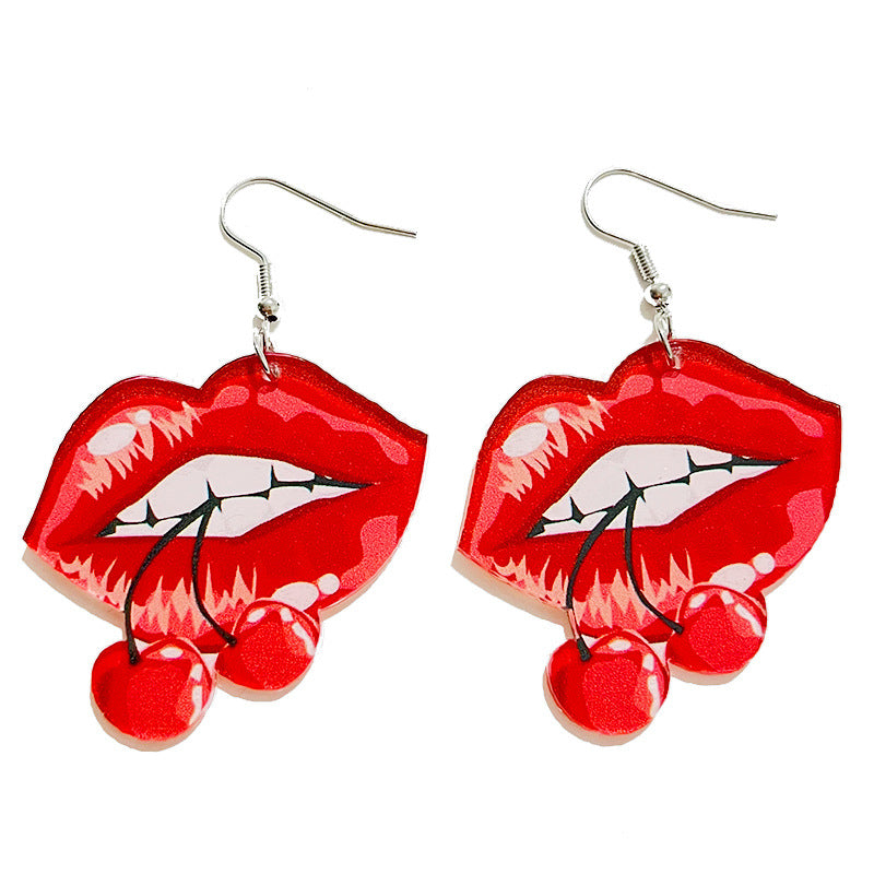 Wholesale 2 Pairs/Pack Valentine's Day Acrylic Earrings