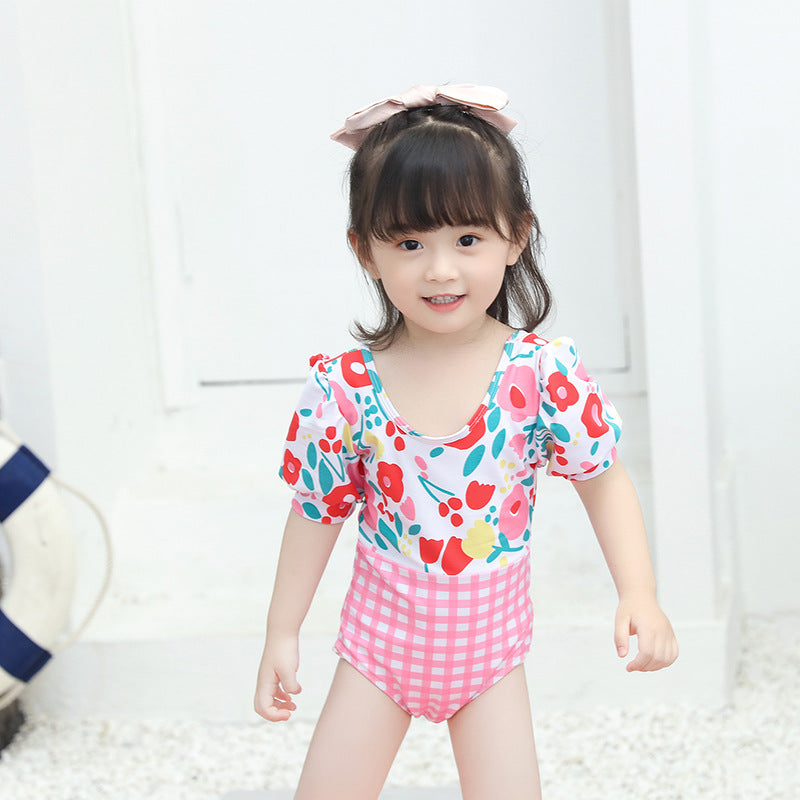 Wholesale Baby One Piece Nylon Swimwear