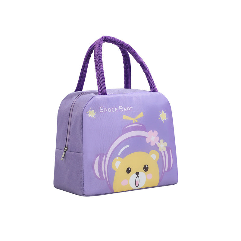 Wholesale Oxford Cloth Aluminum Film Kids Lunch Bento Bag