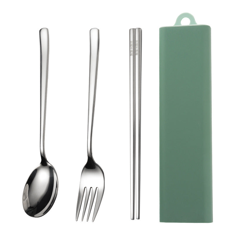 Wholesale Stainless Steel Spoon Fork Chopsticks Three Piece Set