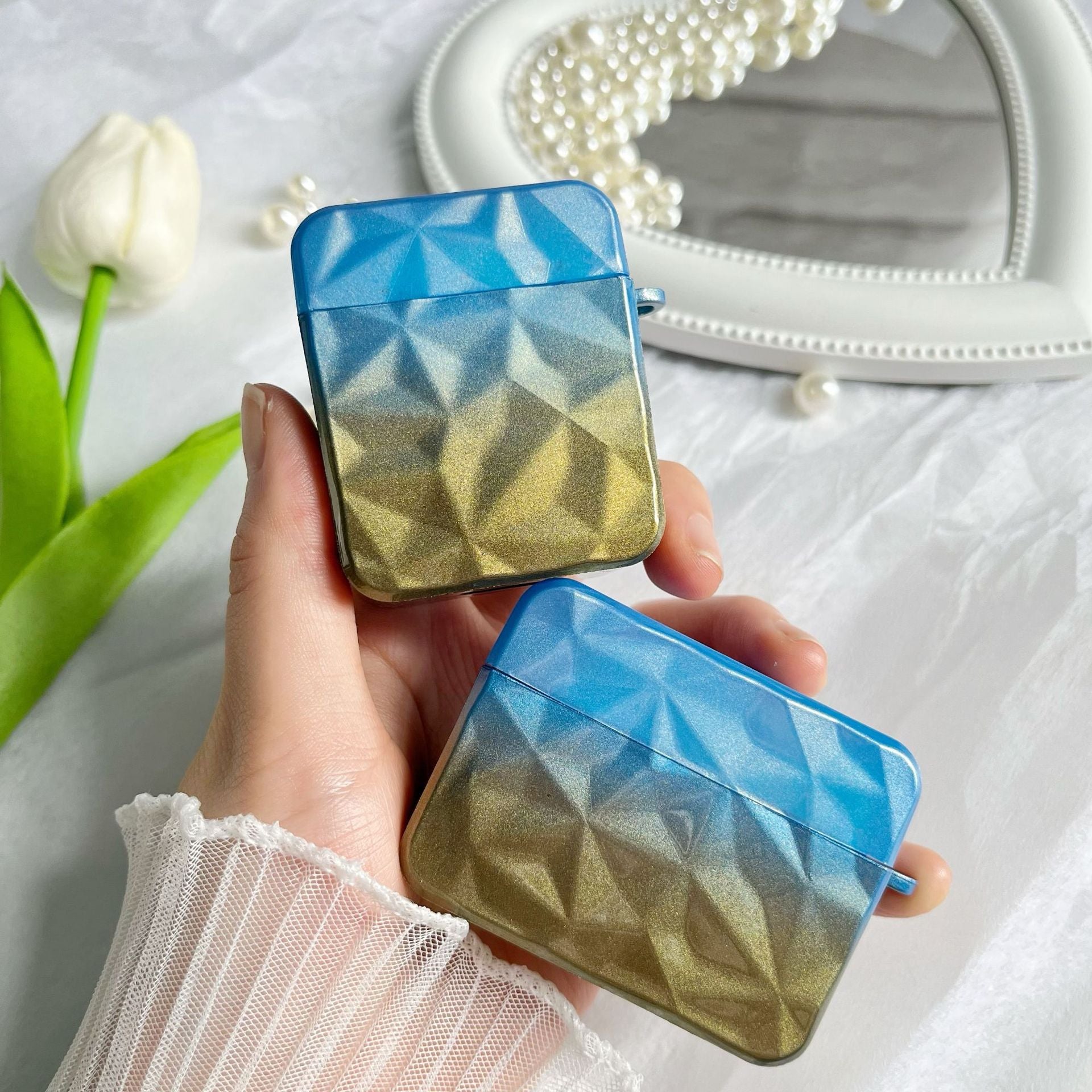 Wholesale Gradient Diamond Soft TPU Earphone Case