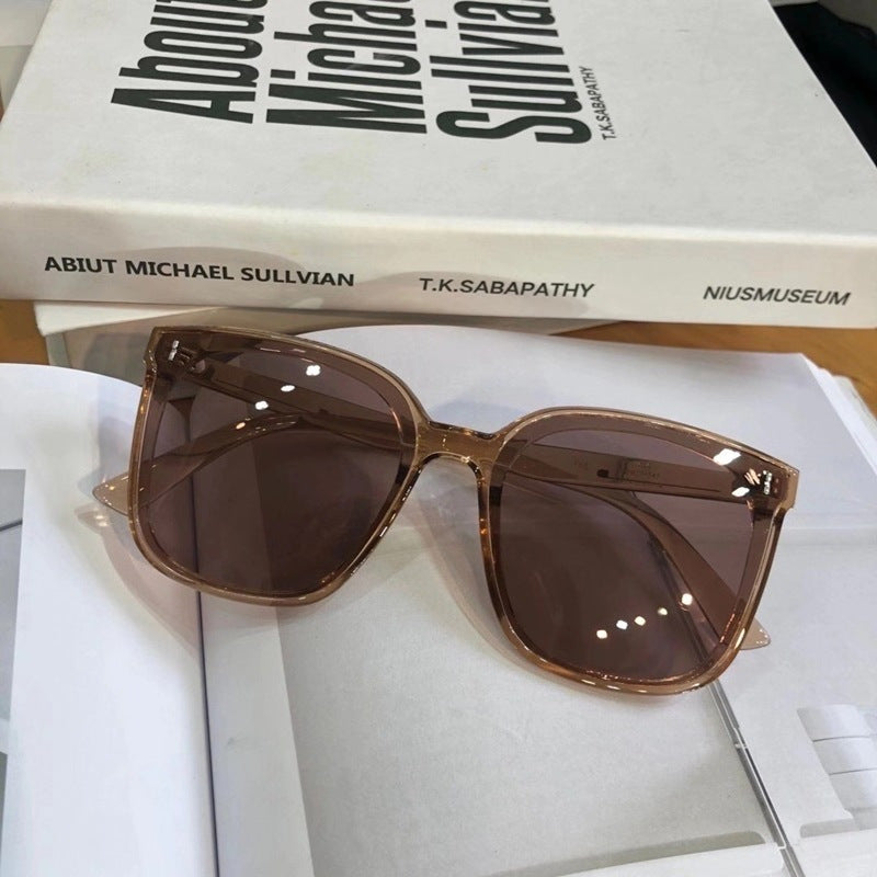 Wholesale TR Material Polarized Anti-ultraviolet Square Frame PC Sunglasses