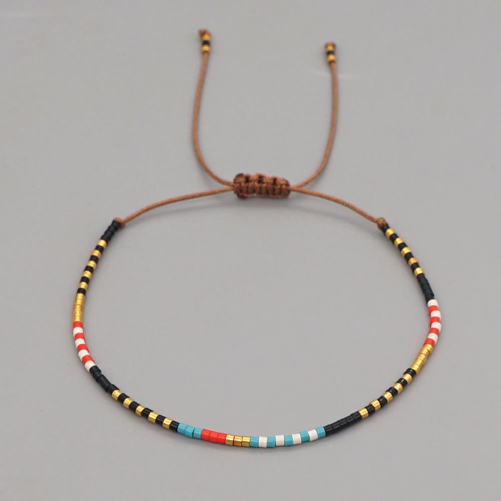 Pulsera De Cristal De Arco Iris Bohemio al por mayor