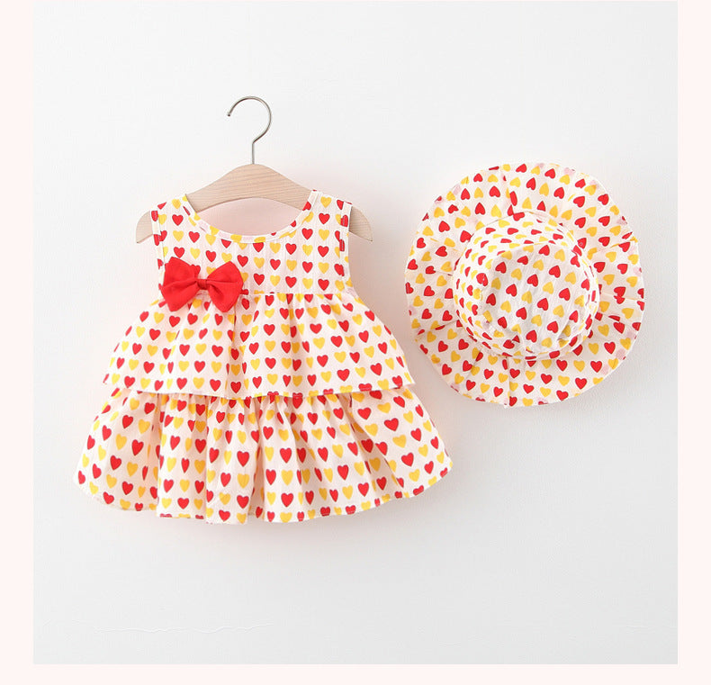 Wholesale Girls Beach Dress Cotton Baby Clothes