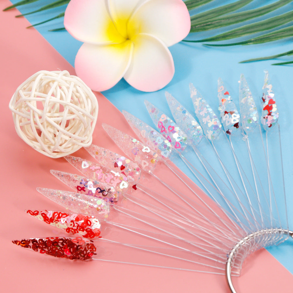 Wholesale Suitable for Air Traffic Control Pens Valentine's Day Series Glitter Glitter Sequins