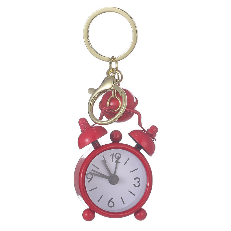Wholesale Zinc Alloy Mini Alarm Clock Creative Keychain