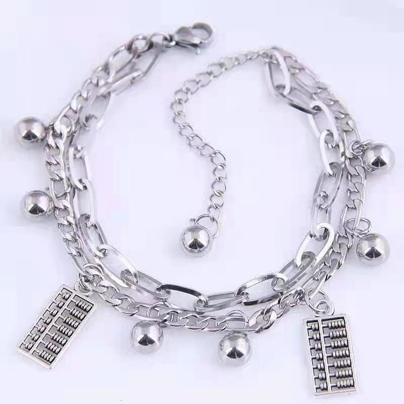 Wholesale Hip Hop Titanium Steel Bracelets
