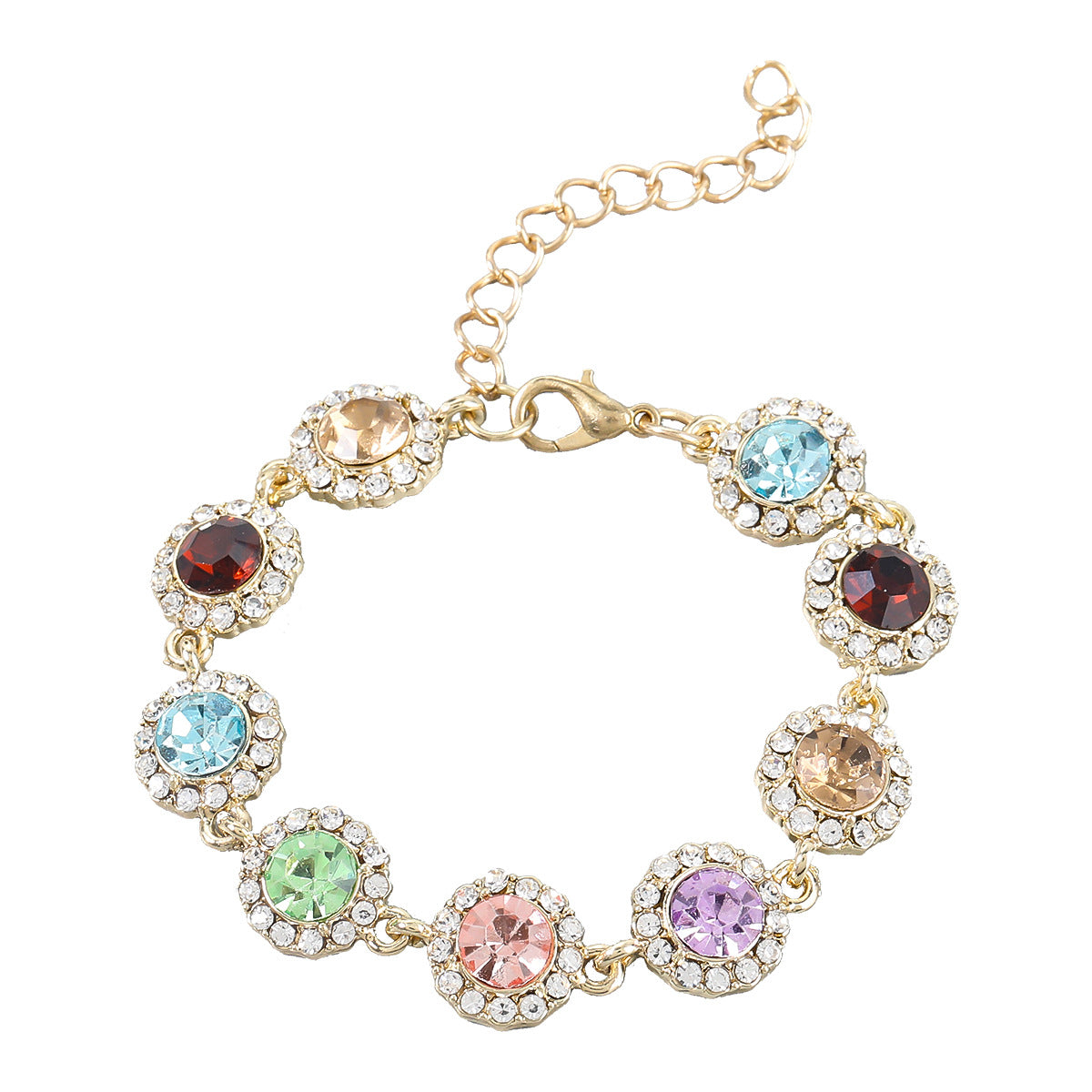 Wholesale Bohemian Rhinestone Alloy Bracelet