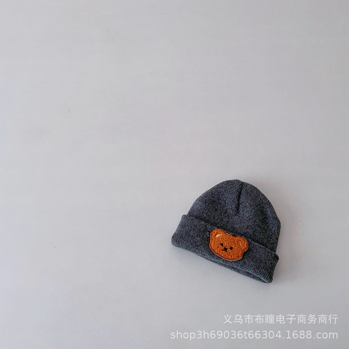 Wholesale Acrylic Bear Knitted Cap
