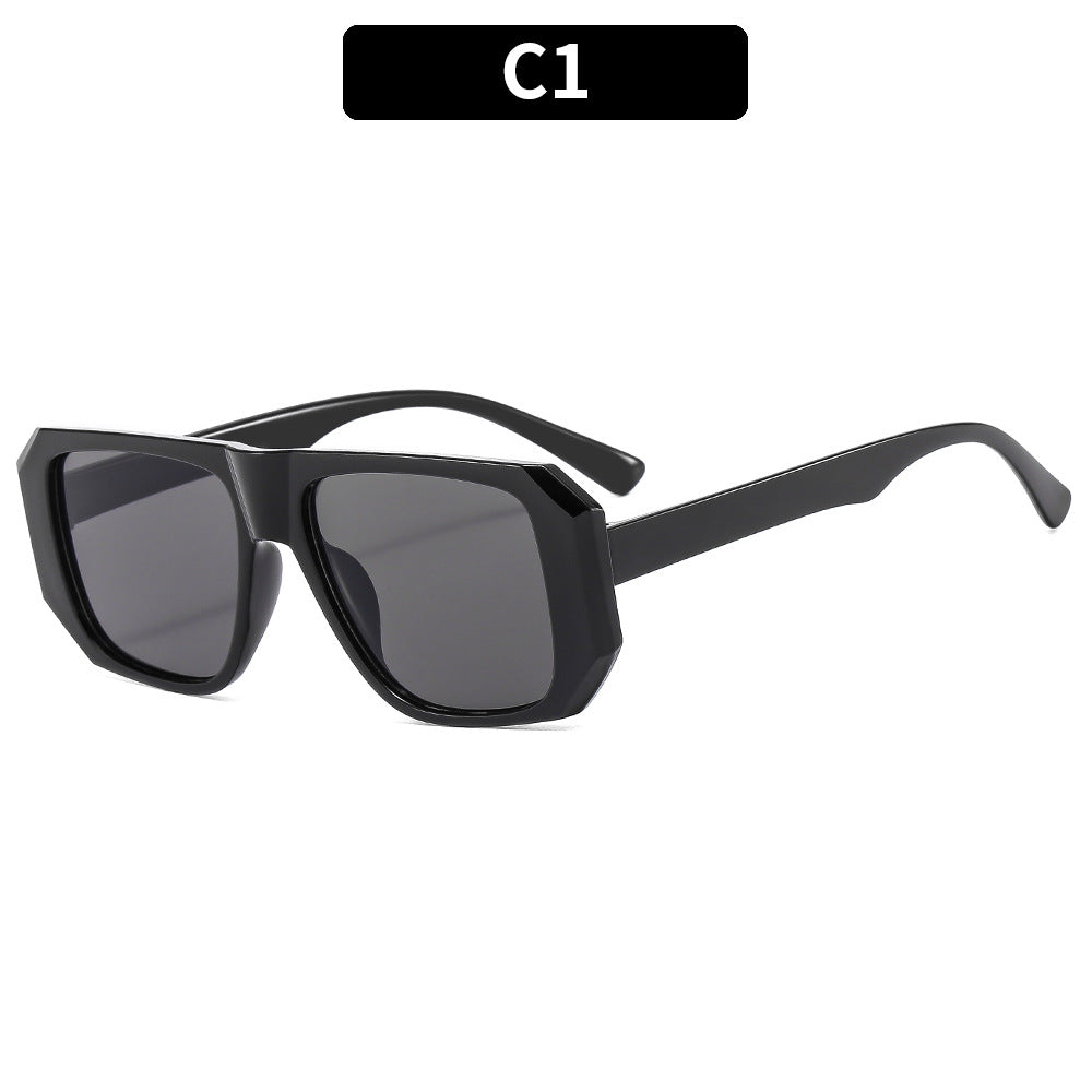 Wholesale Square Big Frame PC Sunglasses