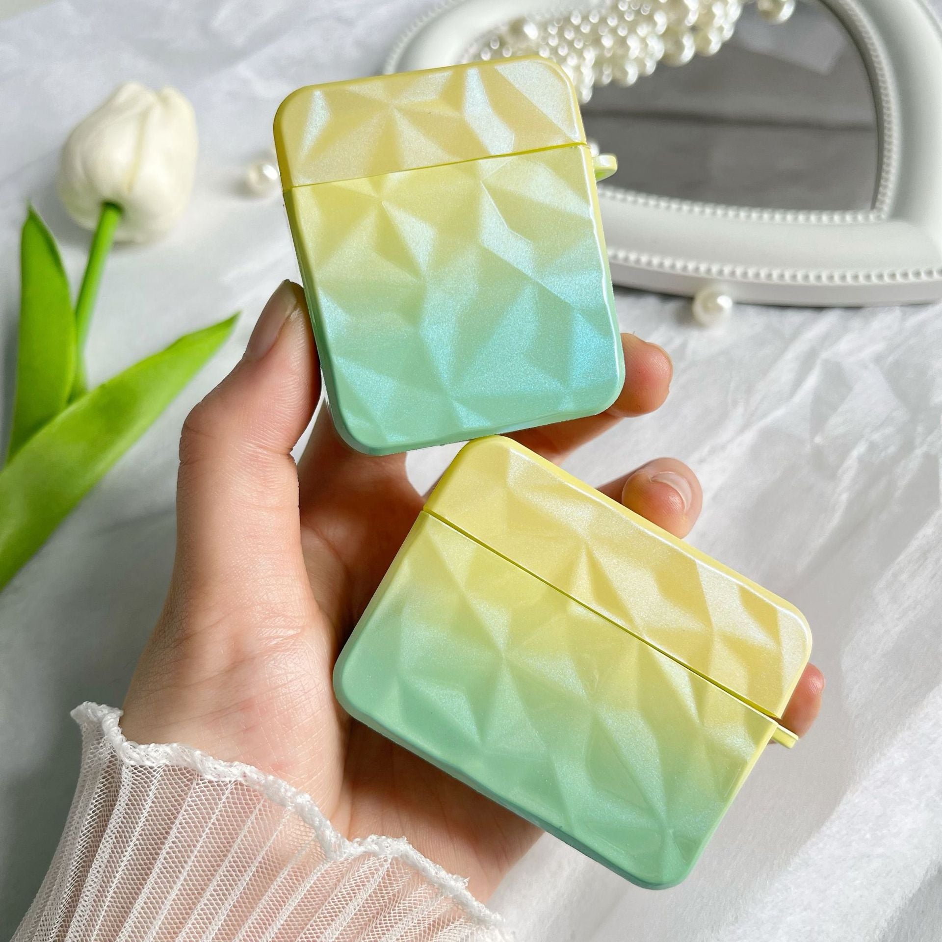 Wholesale Gradient Diamond Soft TPU Earphone Case