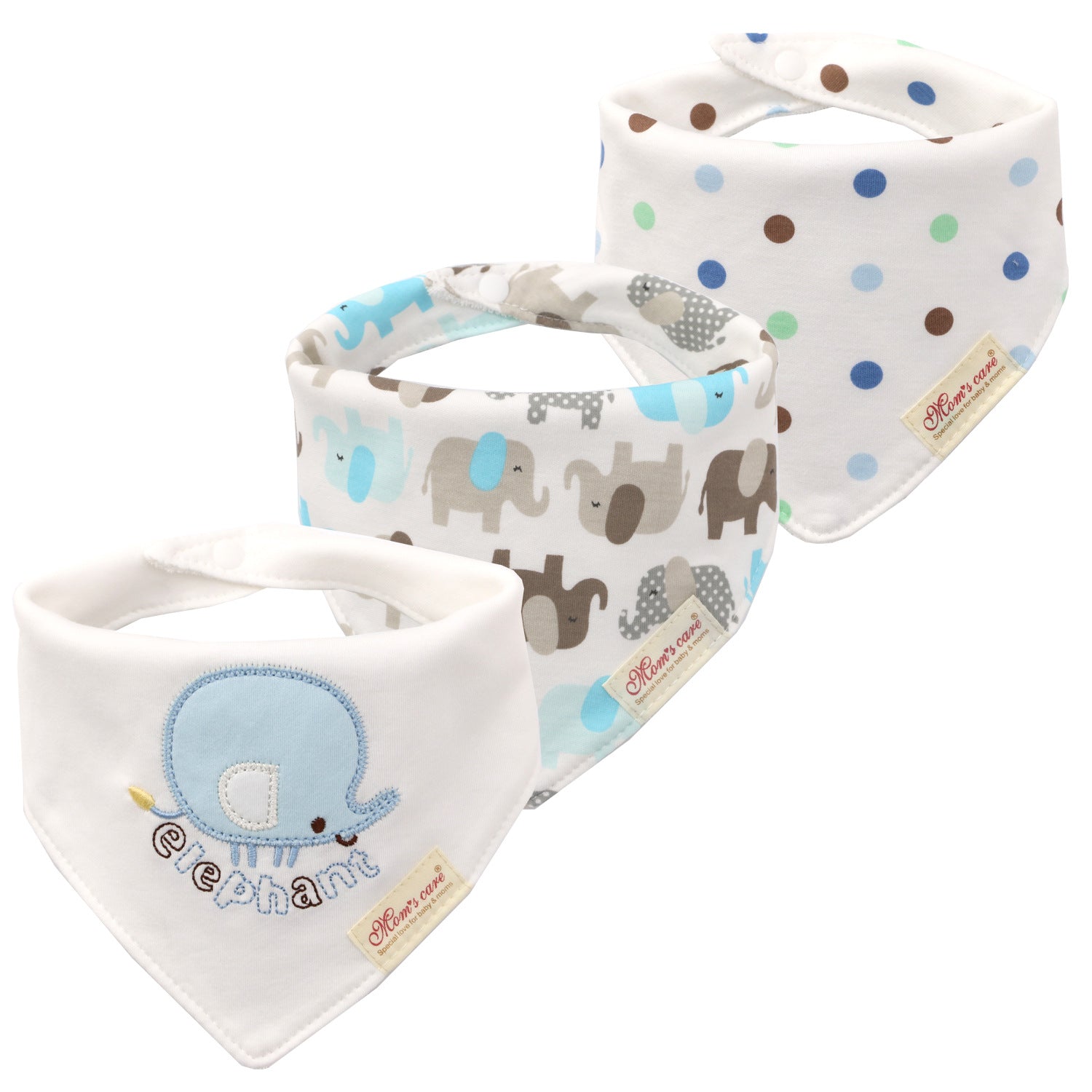 Wholesale Kids Bibs 3-Pack Cotton Baby Supplies 10pcs