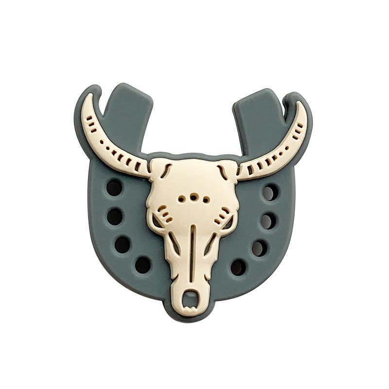 Cuentas de vacas de silicona de 30 piezas al por mayor de 30*30 mm