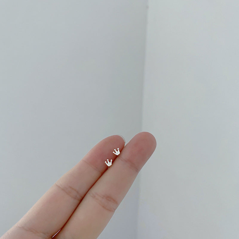 Conjunto De Aretes De Cobre De Corazón Plateado Plata al por mayor