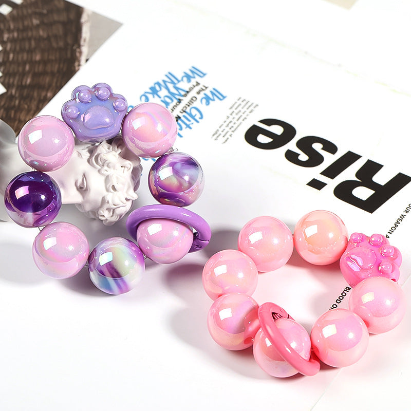Wholesale Colorful Cat's Claw 15MM Acrylic Beads 100pcs