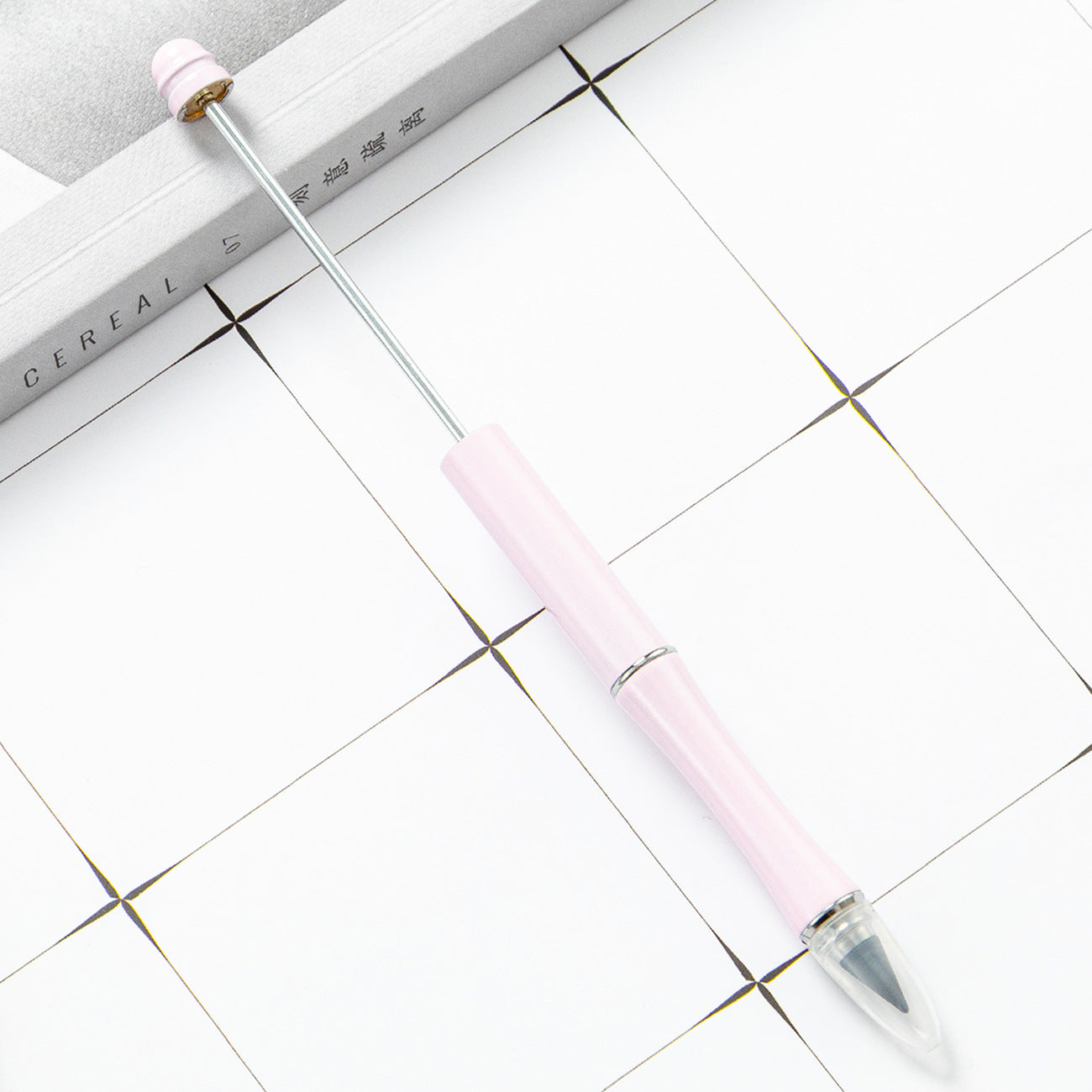 Wholesale Metal DIY Beadable Eternity Pencil Without Eraser