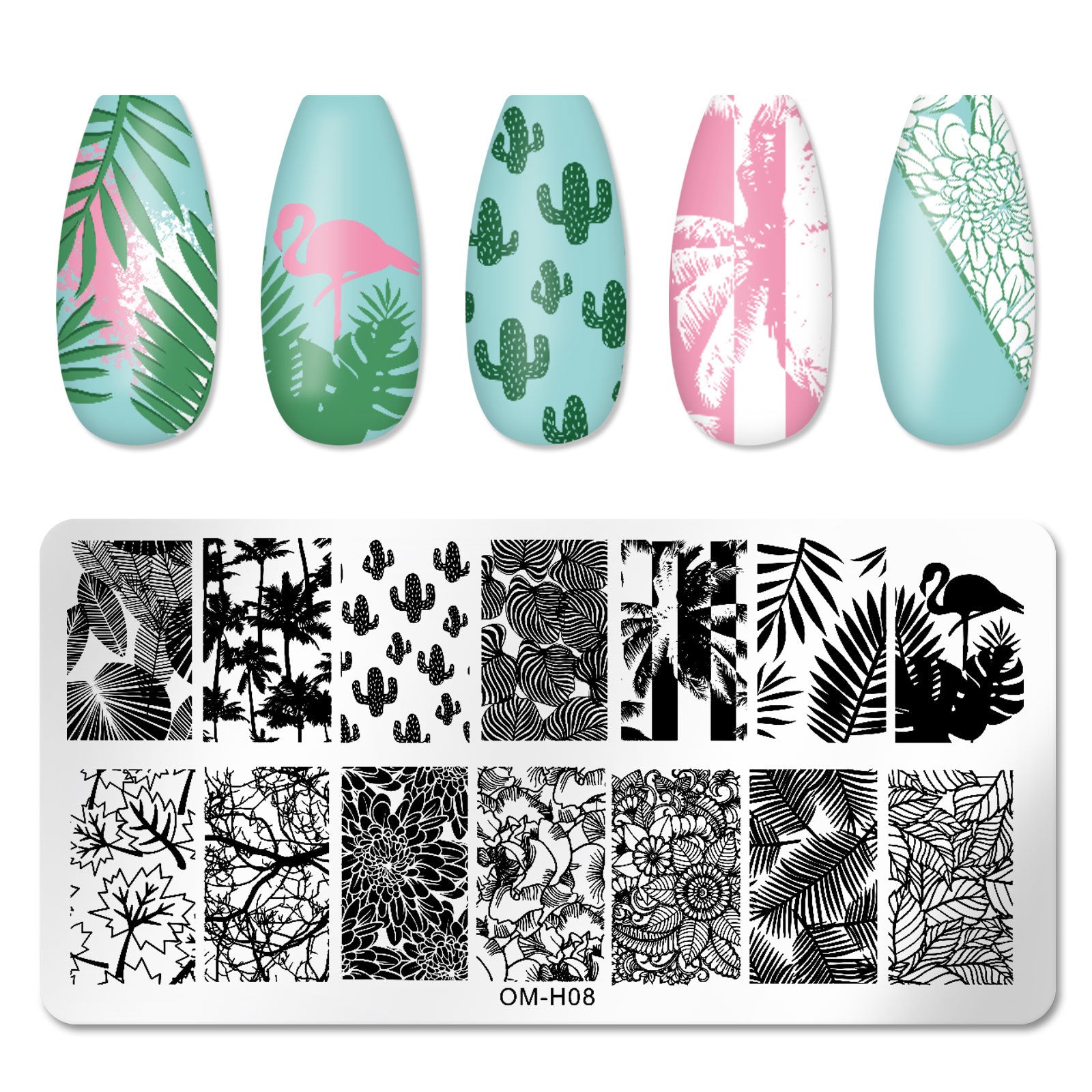 Wholesale Nail Stickers Stainless Steel Stamping Stencils