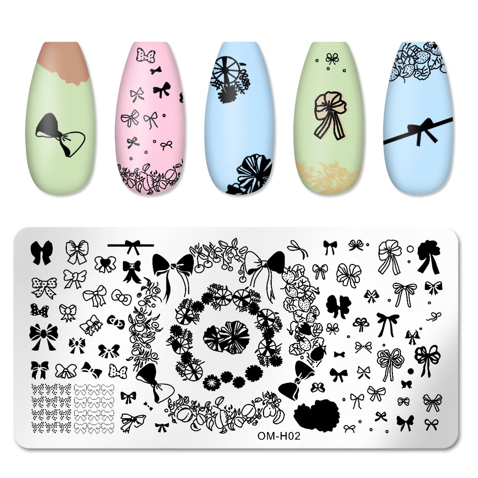 Wholesale Nail Stickers Stainless Steel Stamping Stencils