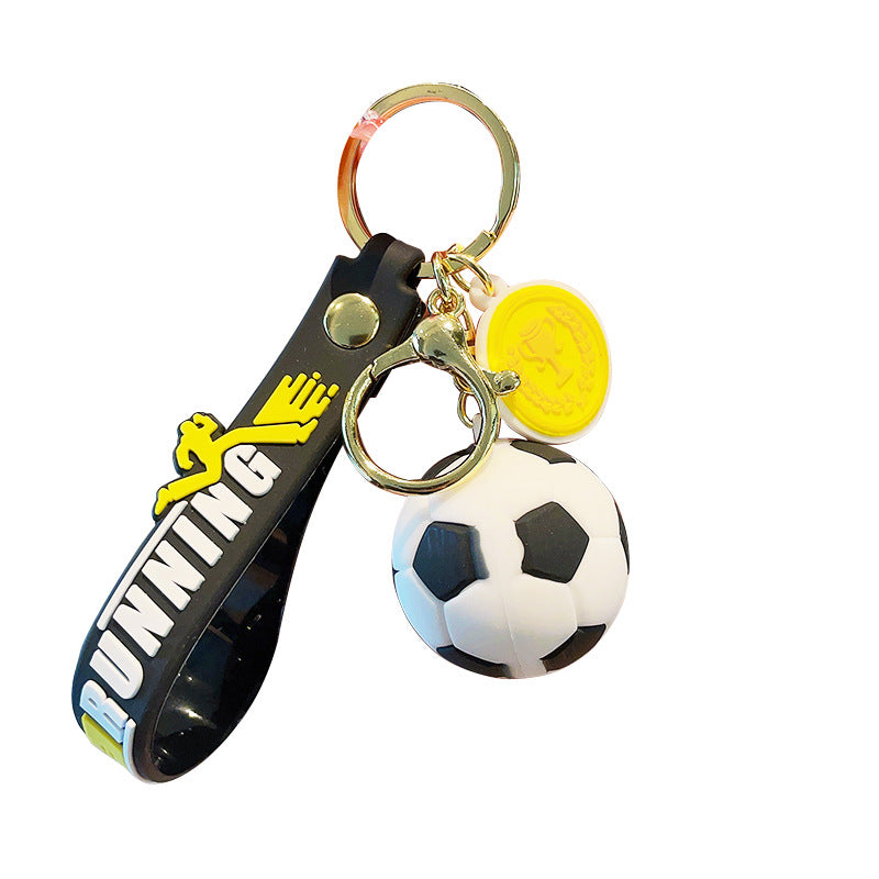 Llavero creativo de acrílico de la serie del fútbol al por mayor