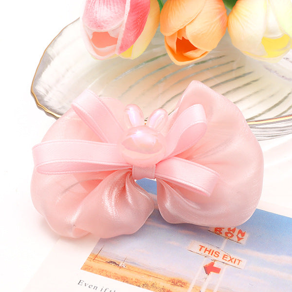 Wholesale Children's Mesh Bow Hair Clips