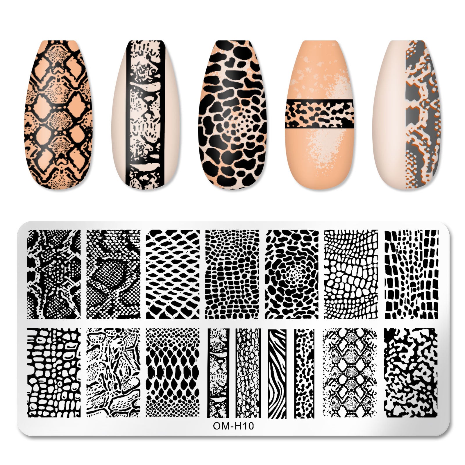 Wholesale Nail Stickers Stainless Steel Stamping Stencils