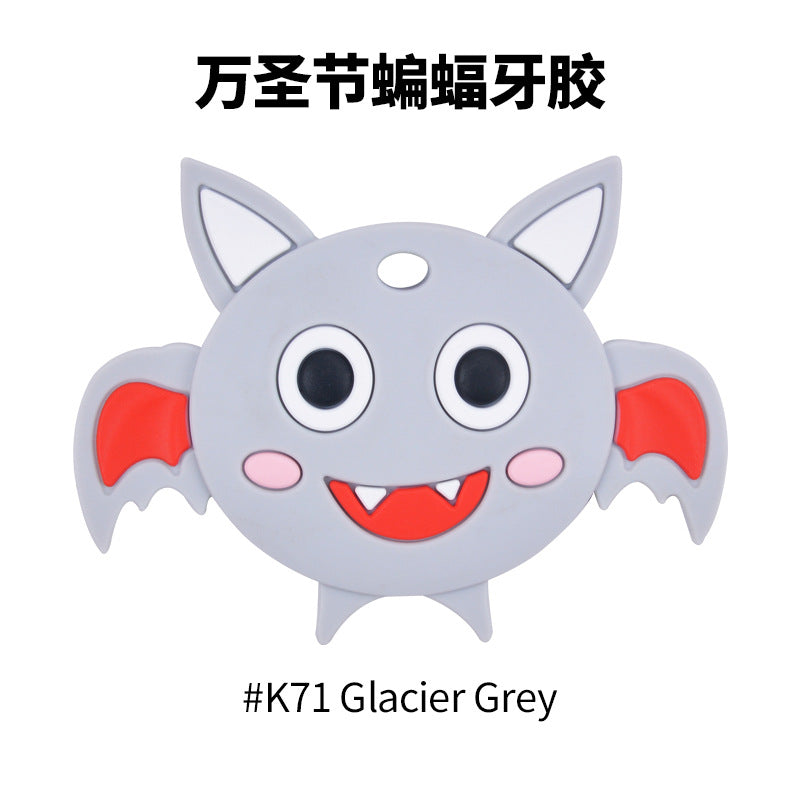 Cuentas de silicona de bate de dibujos animados de 20 piezas al por mayor