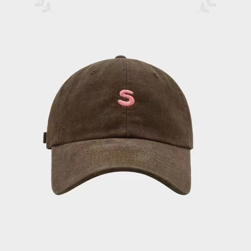 Wholesale Summer S Letter Soft-topped Cap Joker Face Small Baseball Cap