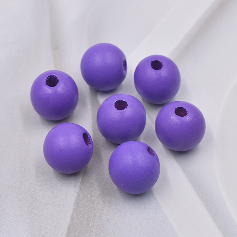 Wholesale 16MM Colored Wood Beads