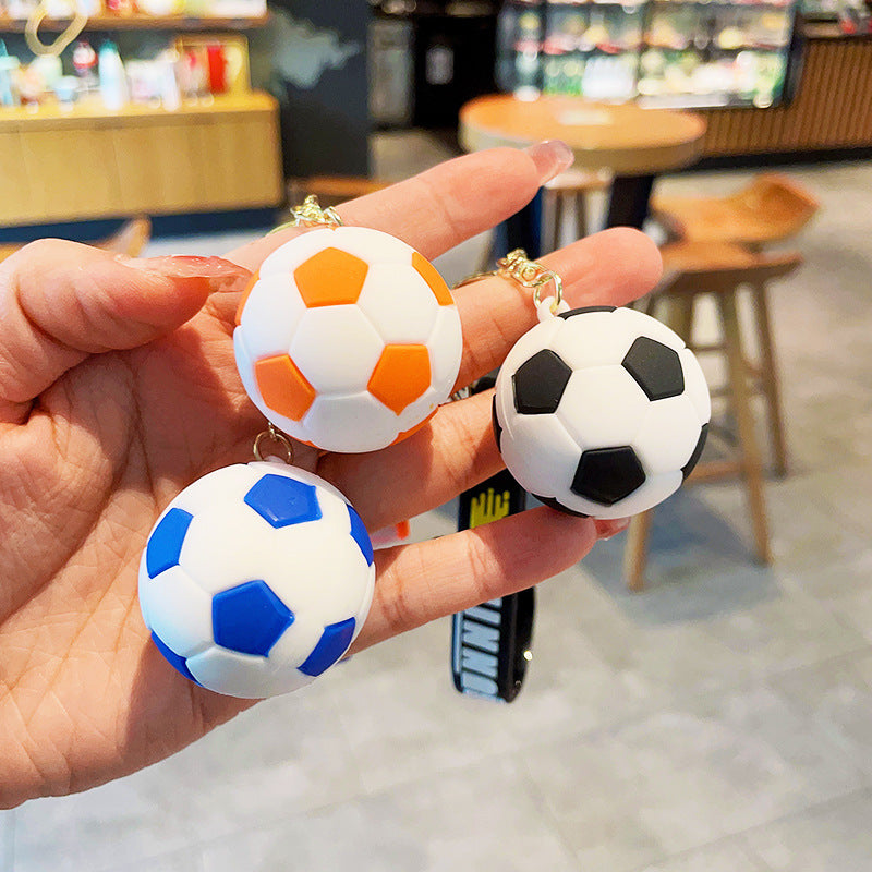 Llavero creativo de acrílico de la serie del fútbol al por mayor