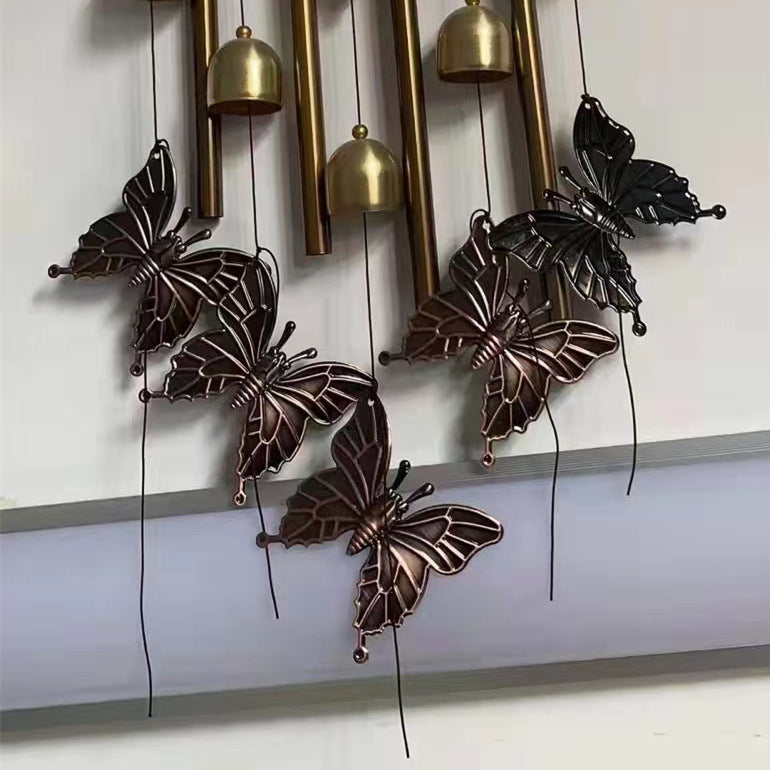 Wholesale Aluminum Tube Butterfly Wind Chime Pendant Dream Catcher