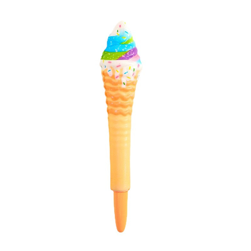 Wholesale Plastic Cartoon Ice Cream Pressure Reducing Pen
