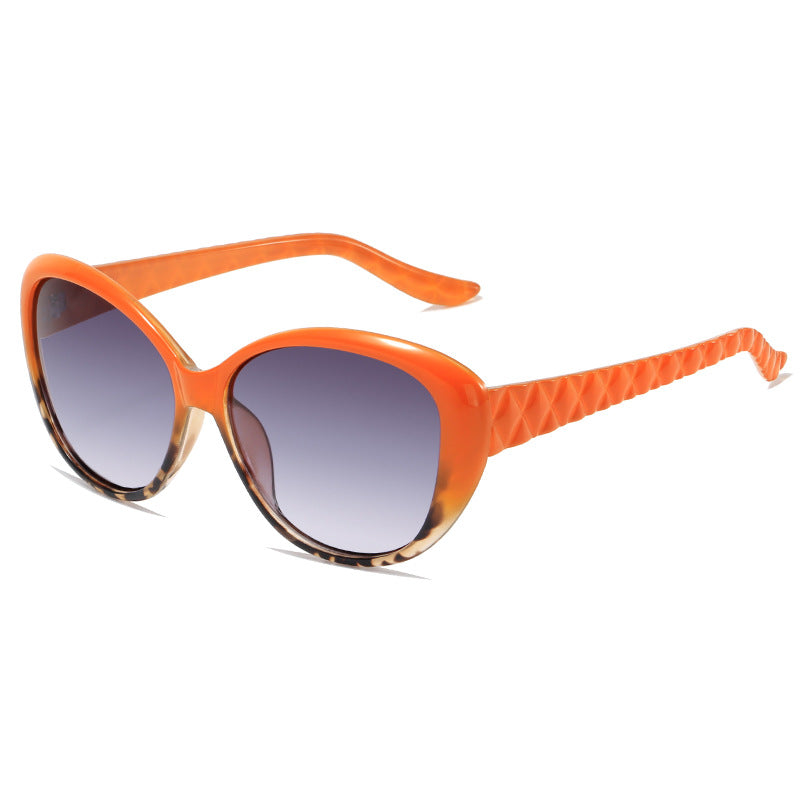 Wholesale Retro Round Big Frame PC Sunglasses