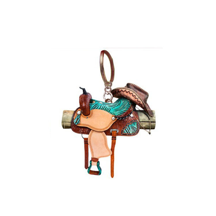 Wholesale Western Cowboy Saddle Acrylic Keychain
