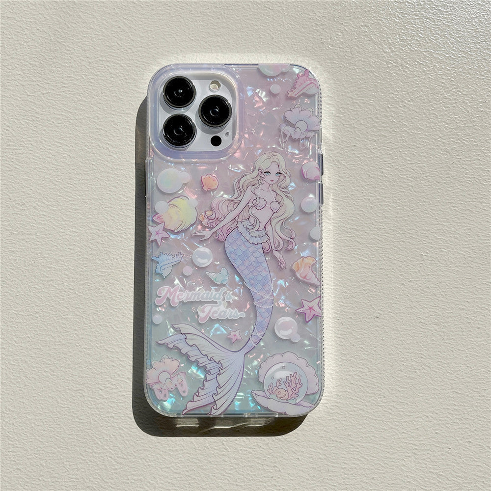 Caja Del Teléfono TPU Sirena Concha al por mayor