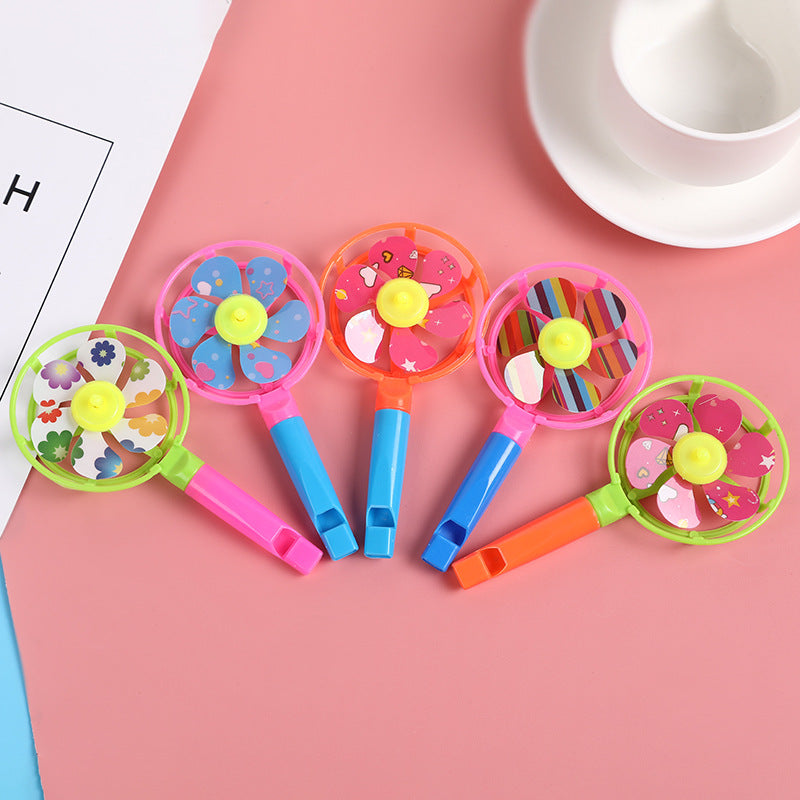 Wholesale children's toys Color windmill whistle  OLY-TOY-QM003