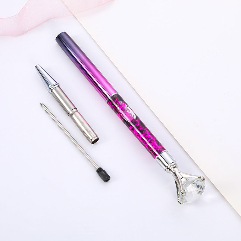 Bolígrafo de arenas movedizas de aceite de diamante de plástico al por mayor