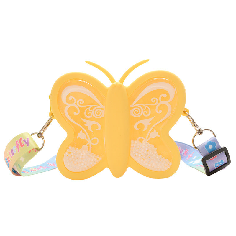 Wholesale Silicone Cute Butterfly Kids Shoulder Bag