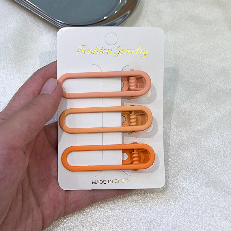 Pinzas Para El Cabello De Metal Lateral De Color Caramelo al por mayor