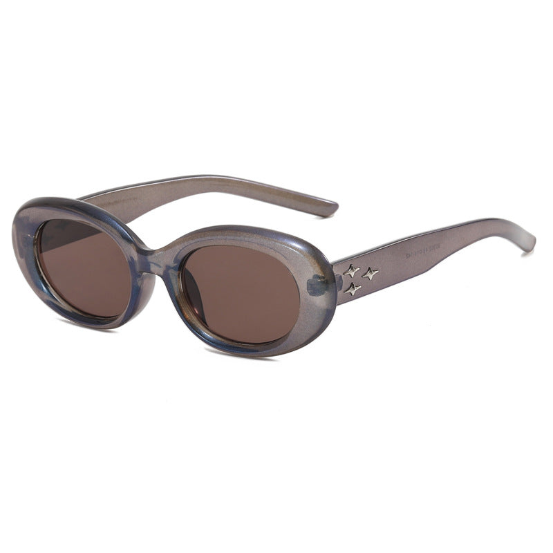 Wholesale Small Round Frame Polarized PC Women's Sunglasses