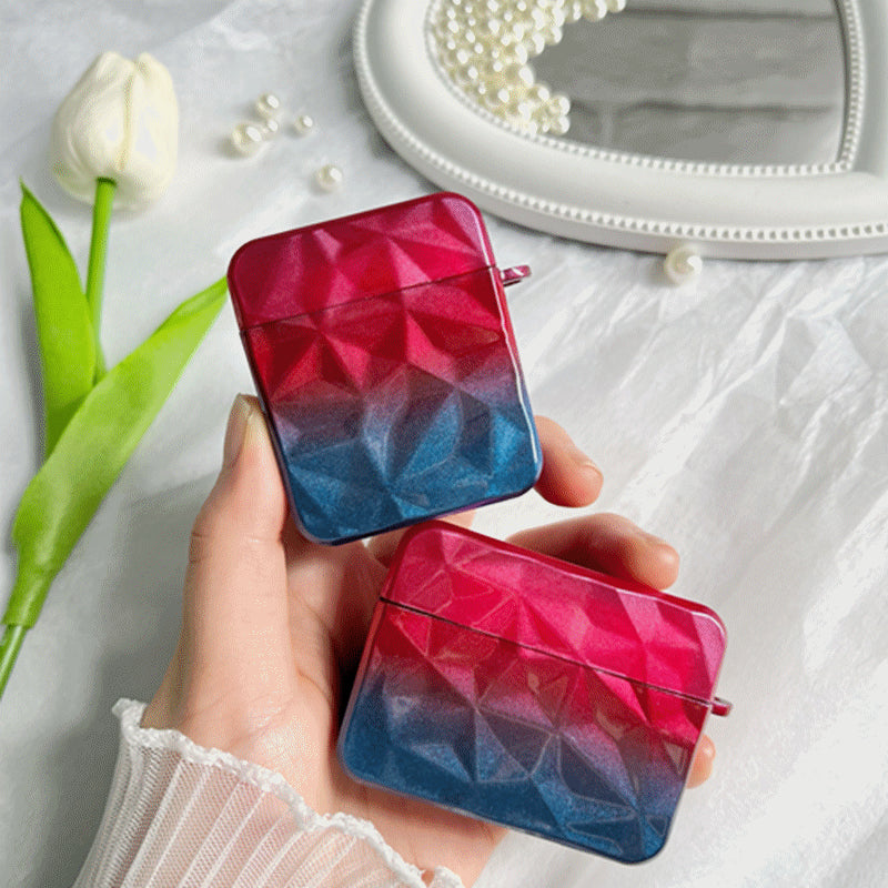 Wholesale Gradient Diamond Soft TPU Earphone Case