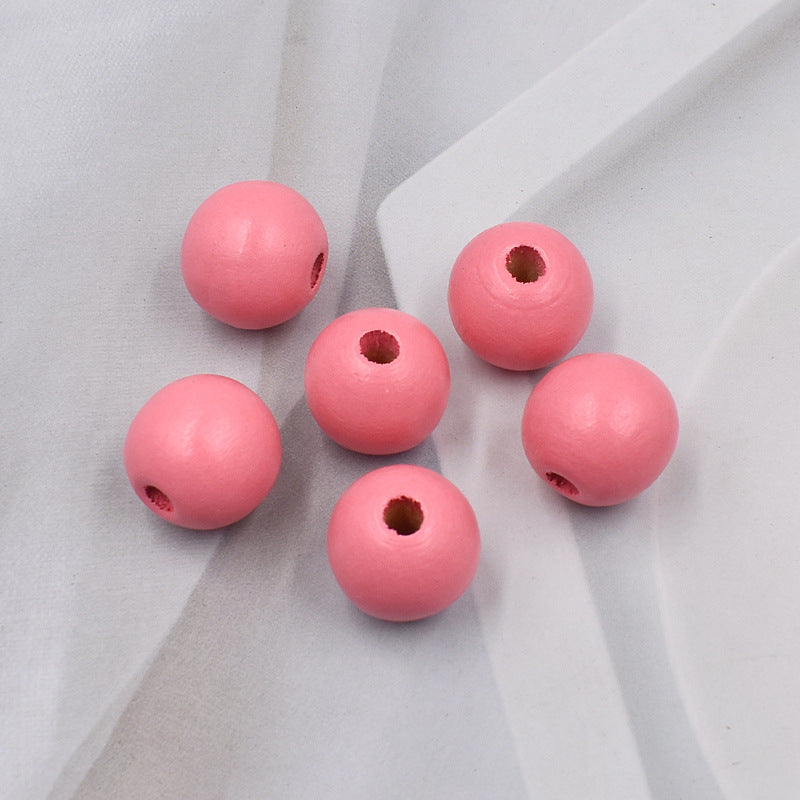 Wholesale 16MM Colored Wood Beads