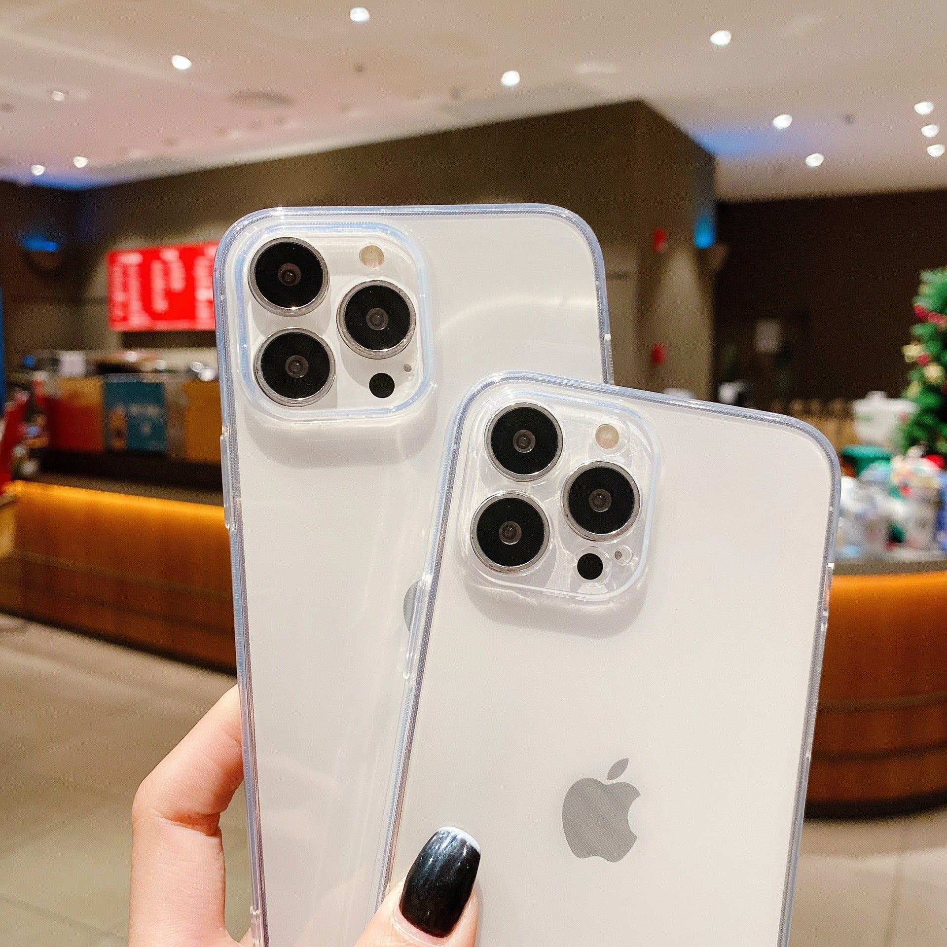 Venta al por mayor para la caja transparente del teléfono móvil de TPU