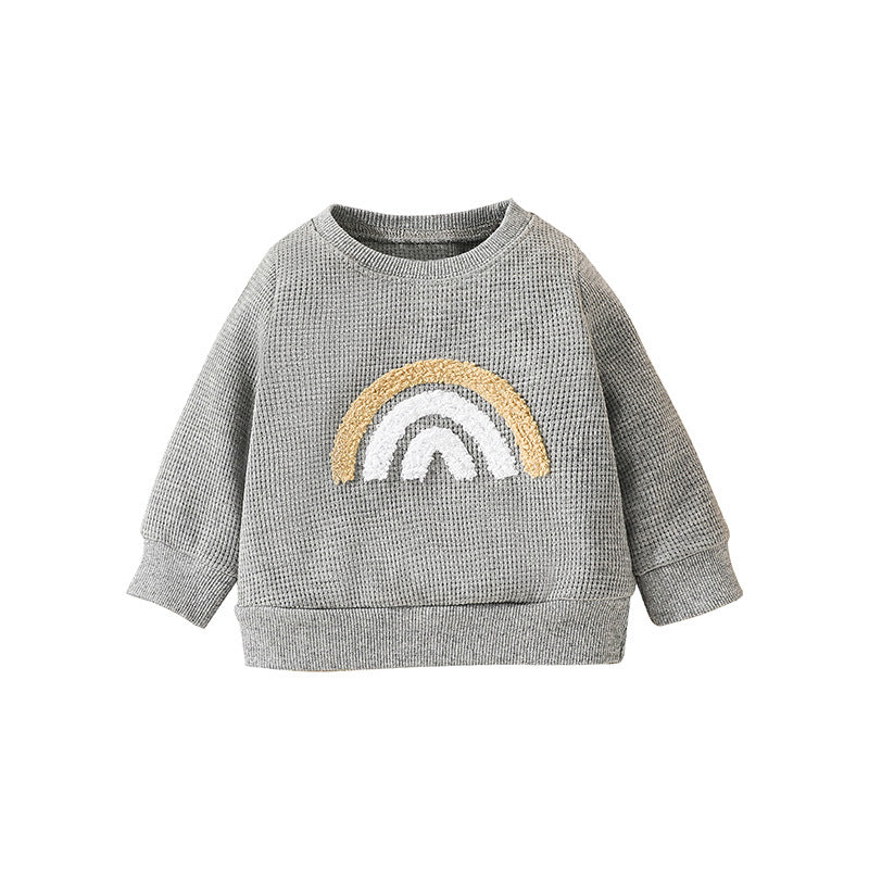 Venta al por mayor Primavera Bebé Tops Poliéster Ropa De Bebé