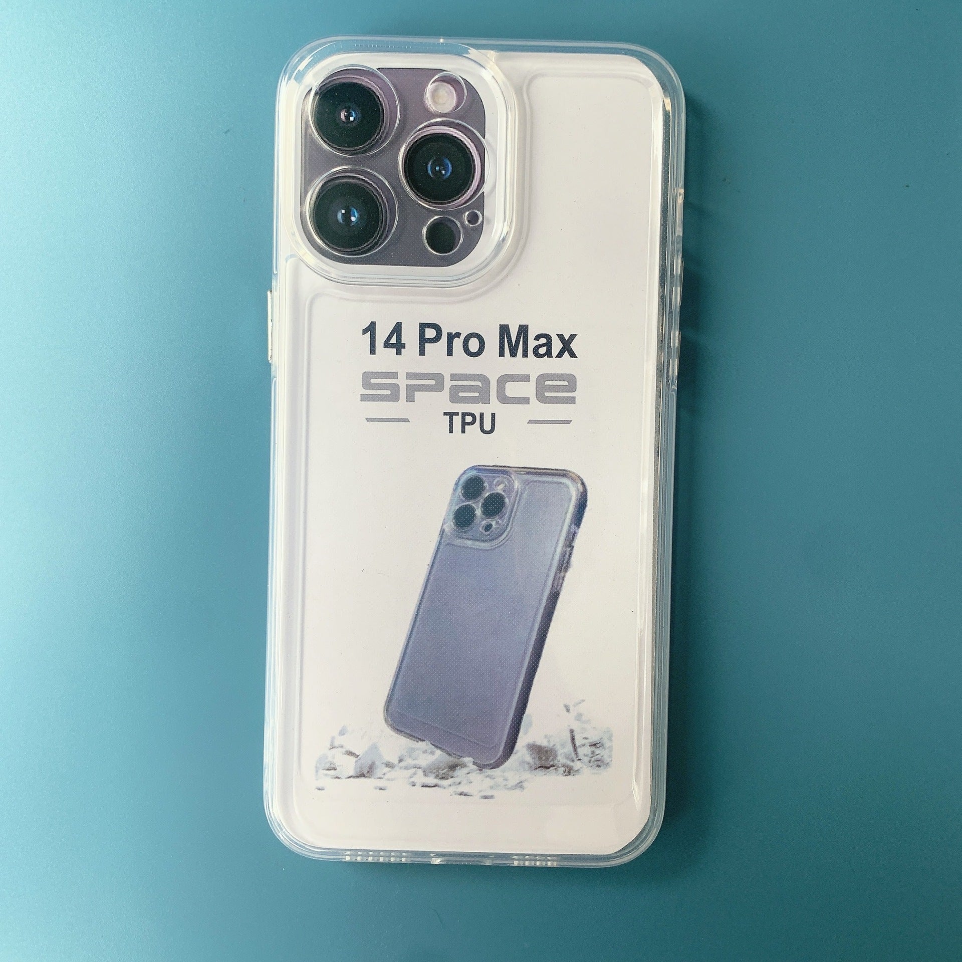 Venta al por mayor Caja transparente del teléfono de TPU